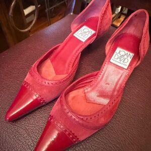 Red Joan & David D'Orsay Heel - Size 6